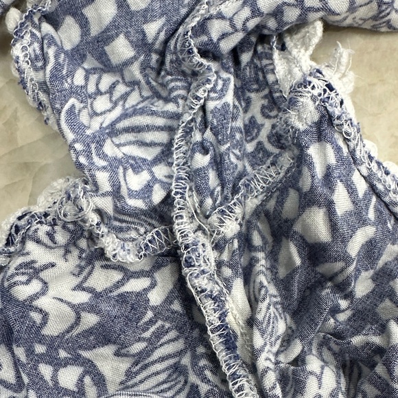 Lilly Pulitzer Navy/White and Pink/Green/Yellow Patterned Shorts Bundle SZ Large - Picture 6 of 7